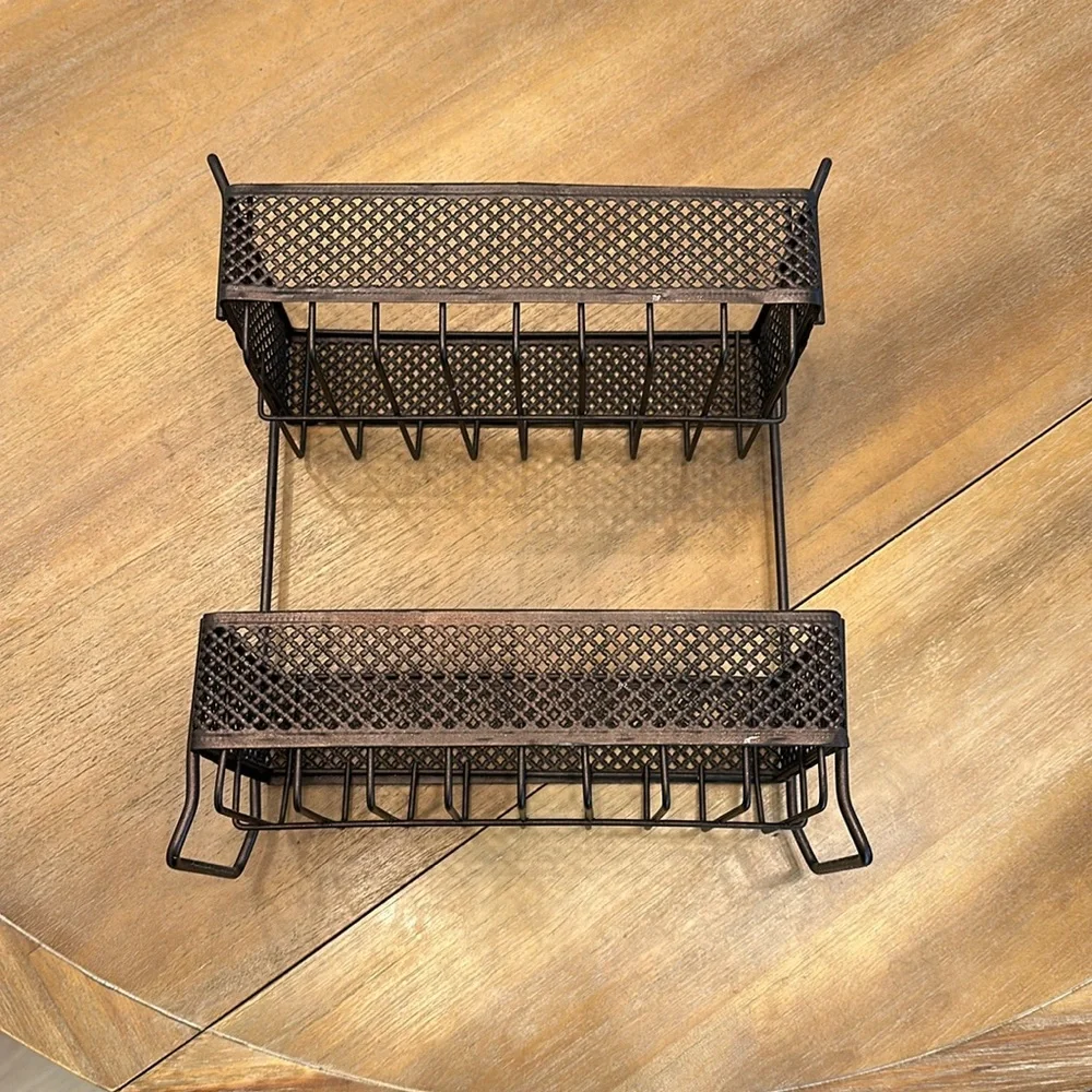 🛁 Bronze tow tier bath caddy